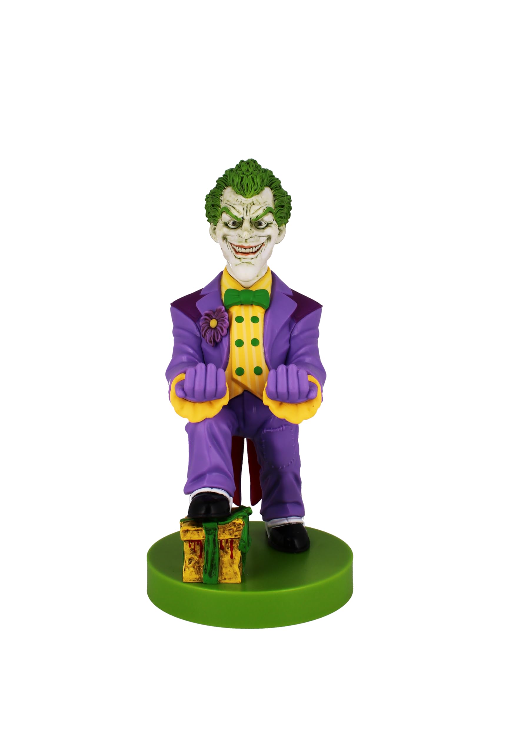 Cableguys Warner Bros Joker Controller Holder & Phone Stand - Gaming Accessories for Room and Desk Setup, Holder Compatible with Xbox, PlayStation & Most Standard Game Controllers