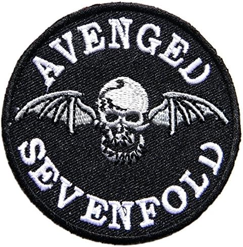 AVENGED SEVENFLOD A7X Heavy Metal Rock Punk Music Band Logo T Shirts MA40 Sew Iron on Patches Embroidered