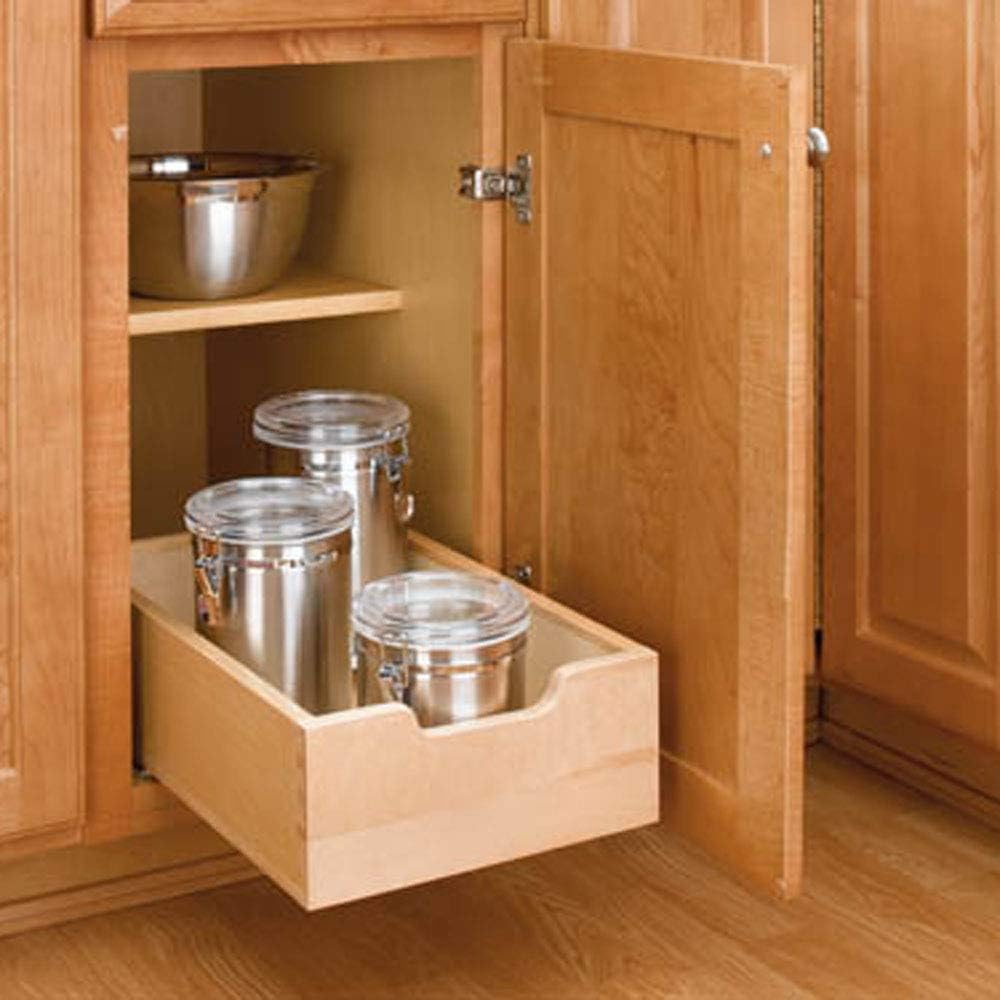 Amazon Com Rev A Shelf Small Wood Base Kitchen Under Sink Cabinet