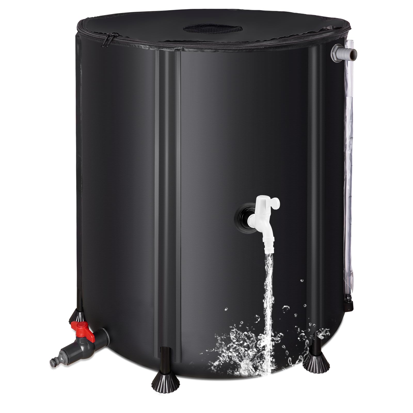 Collapsible Rain Barrel Water Collection System