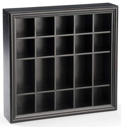 Buy Displays2go 20 Shot Glass Display Case Holder Countertop Or