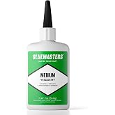 Professional Grade Cyanoacrylate (CA) Super Glue by GLUE MASTERS - 56 Grams - Medium Viscosity Adhesive for Plastic, Wood &amp; DIY Crafts&hellip;