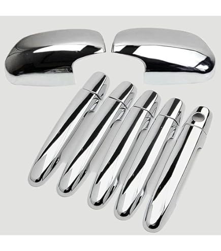 Chrome Mirror Covers For Toyota RAV4 2006-2010 - Easy Stick-On Decorative Trim
