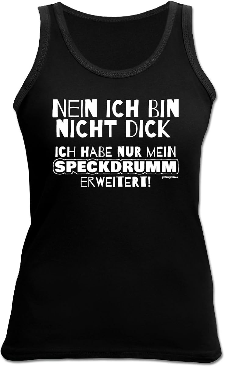 Goodman Design Cooles Damen Sprüche TShirt/Tank Top Nein ich Bin