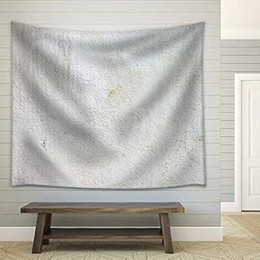 Background from High Detailed Fragment Stone Wall - Fabric Wall Tapestry Home Decor - 51x60 inches