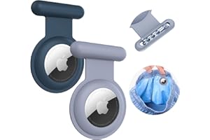 AMOK Airtag Holder for Kids Hidden-2 Pack Apple Air tag Holder Kids GPS Tracker Case,Kids Airtag Holder,The Hidden Air Tags with pin is,sutable for Children, Elderly, Backpack,Luggage.
