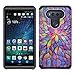 Wydan Case Compatible for LG V20 - Slim Hybrid Hard Impact Shockproof Heavy Duty Phone Cover - Rainbow Flower
