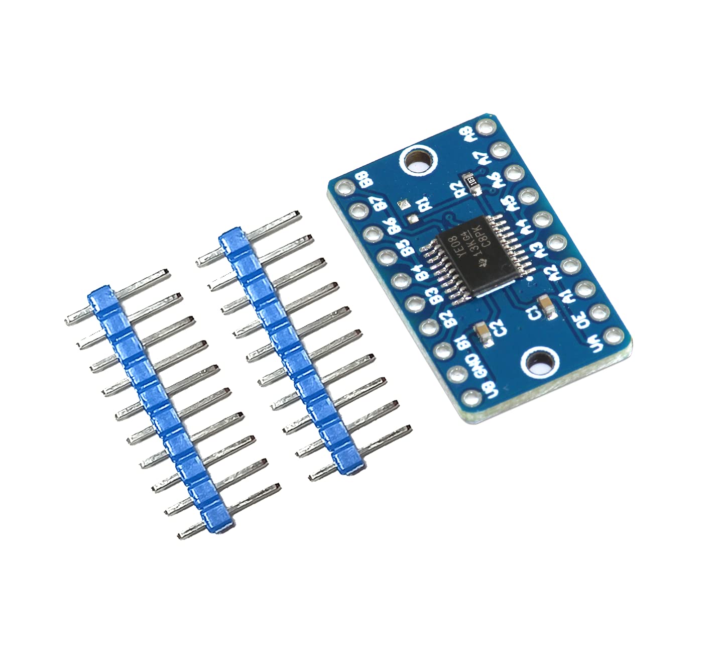 sb components TXB0108 8-Channel Logic Level Converter, 3.3V 5V I2C IIC 8-Bit Bi-Directional Converter Module for Arduino and Raspberry Pi with 8 Bit Level Shifter