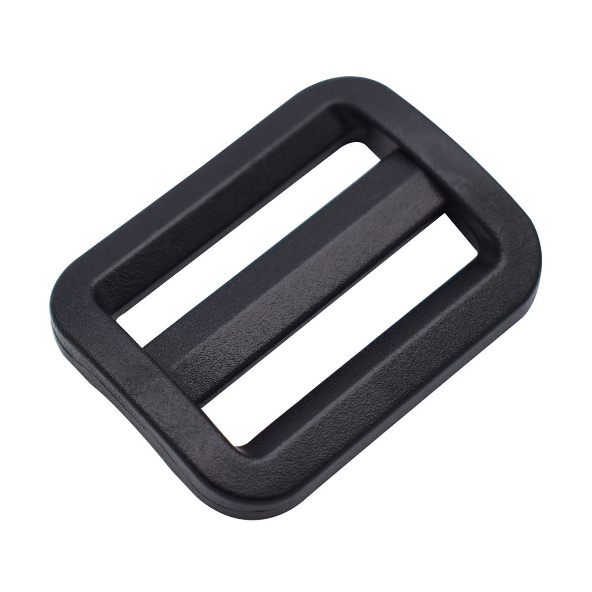 KEEJEA Unisex Plastic Tri Glide 25mm Webbing Buckle pack of 10