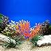 Mudder 10 Pieces Multicolor Artificial Aquarium Plastic Plant