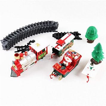 FOONEE Christmas Train and Track Set, Kids Battery Operated Railway Toy with Music, Under Tree Ornament, Special Christmas Gift for 3-8 Years Old Boys & Girls