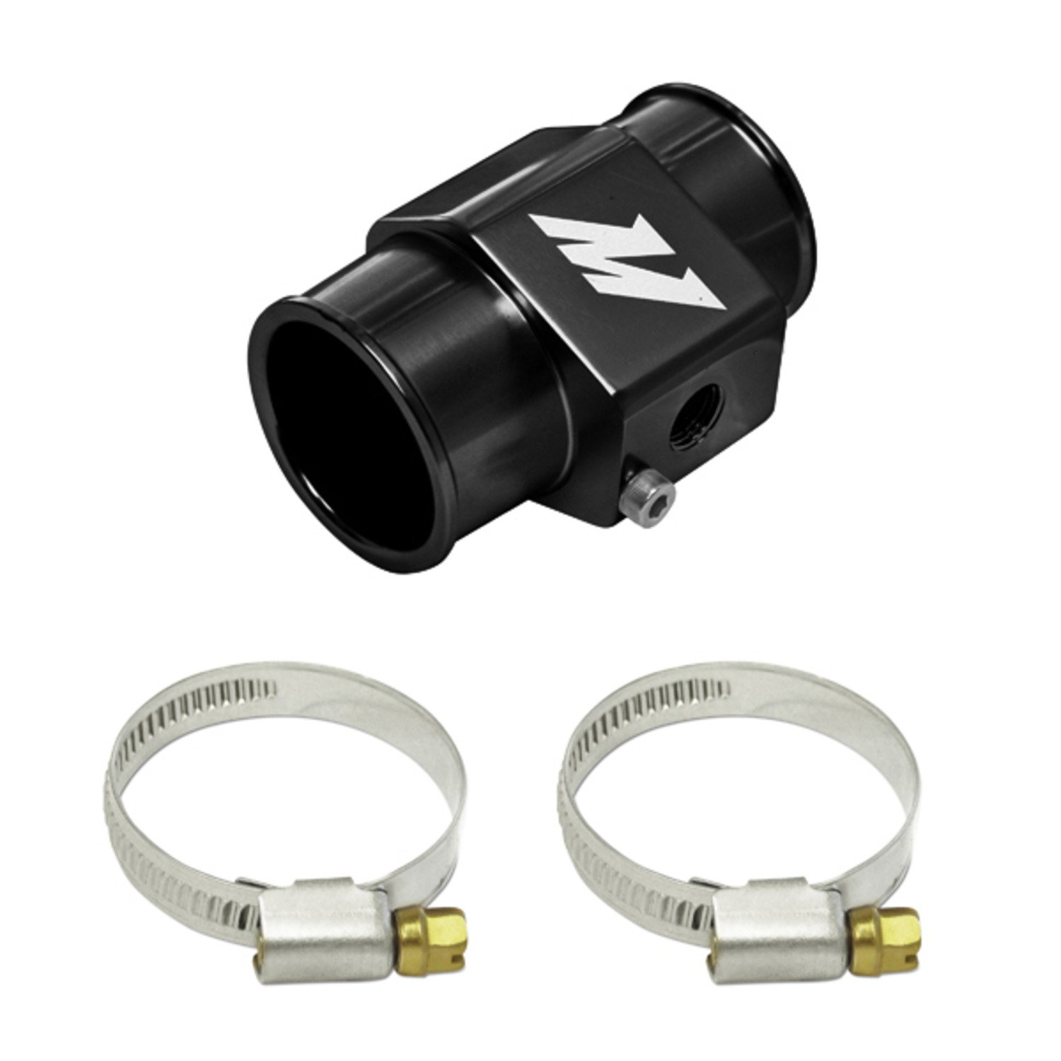 Mishimoto MMWHS-38-BK Black 38mm Water Temperature Sensor Adapter