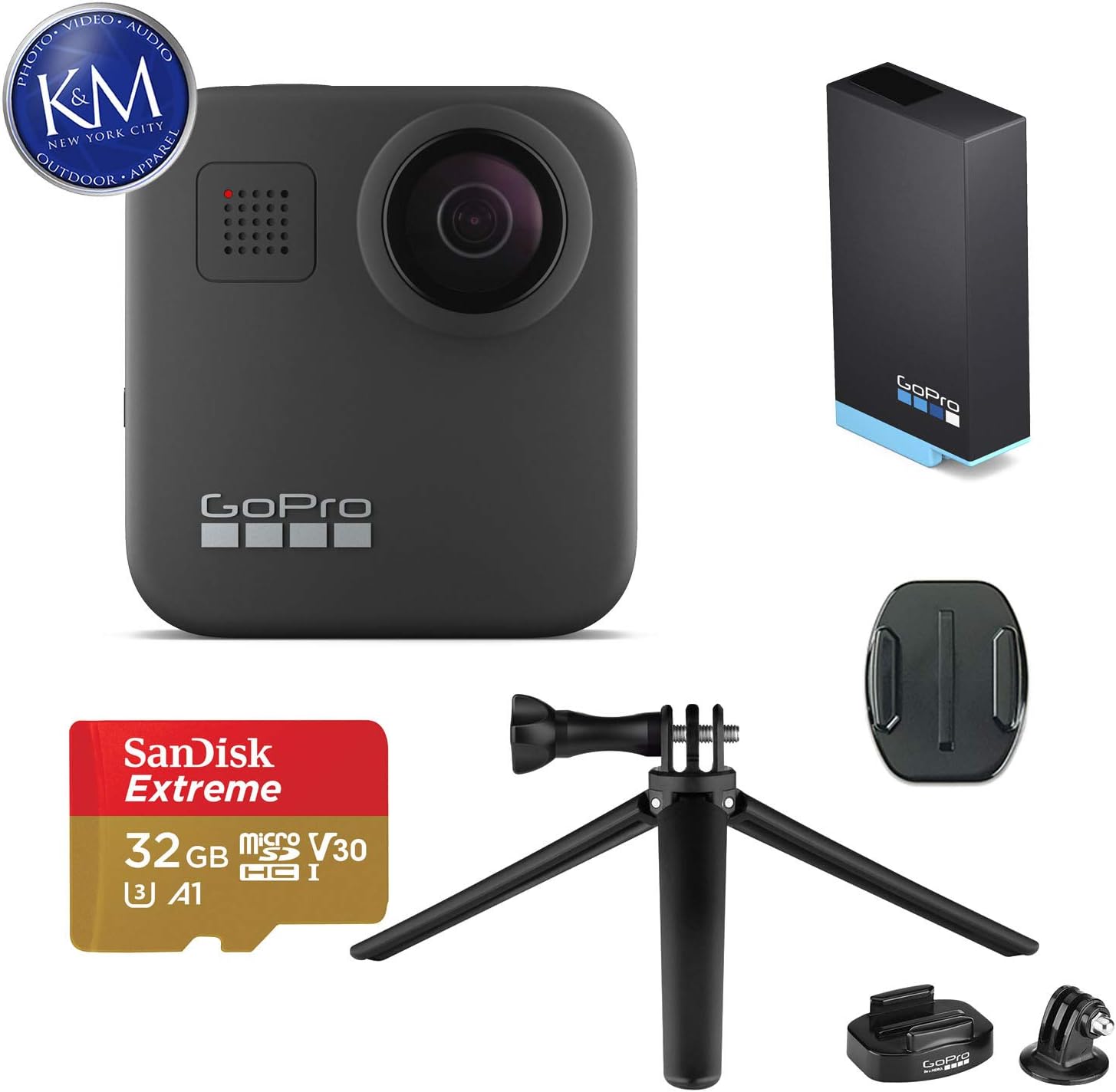 Amazon Com Gopro Max 360 Action Camera W Extra Battery 32gb