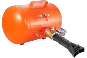 VEVOR Tire Bead Seater, 5 Gal/19L Air Tire Bead Blaster with Pressure Gauge & Handle, 145 PSI Seating Tool Inflator Tank, 85-