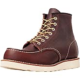 Red Wing Shoes Heritage Classic Moc Men Boot | Full Grain Leather, Goodyear Welt, Traction Tred Wedge Outsole