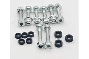 Kerlista 1 Set of Hedge Trimmer Blade Slider Bolt and Nut fits for sthil HS81 HS81R HS81RC HS81T hs82T HS82R hedgecutters 4237 710 6051