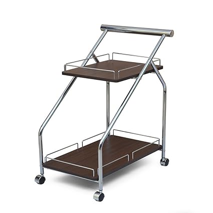 @home By Nilkamal Ivan Serving Cart (Brown)