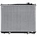 Klimoto Radiator | Compatible with Nissan Pathfinder 2001-2004 Infiniti QX4 3.5L V6 | Compatible with NI3010120 NI3010121 214604W000 214604W017 Q2459 CU2459 RAD2459 DPI2459