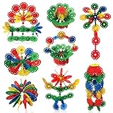 3 Bees & Me Jumbo Flakes Building Toys for Toddlers and Preschool Kids - STEM Toys for Boys & Girls – 75 Pieces - Safe for All Ages