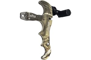ZeoPeya Bow Release for Compound Bow, 360° Rotate Caliper Thumb Release Archery Accessories