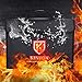 Fireproof Bag, KINBON Fireproof Waterproof Document Money File Bag Pouch (15''x11''x3'') with Non-Itchy Silicone Coated Fiberglas, Fireproof Safe Storage for Document Cash Passport Bank Card Valuables