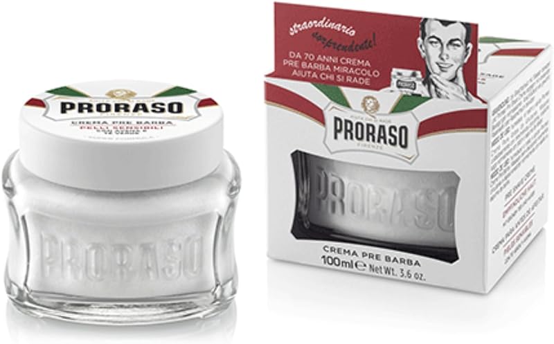 Proraso Pre Shave Cream Sensitive 100ml Italy Oat Green Tea Extracts
