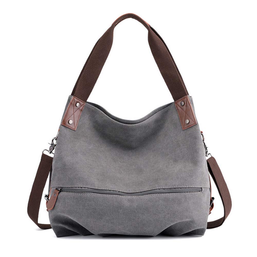 Segater Women Bag,3 Ways Convertible Canvas Vintage Shoulder Bag Handbag Crossbody bag Ladies Big Hobo Tote Shopper Travel Bag