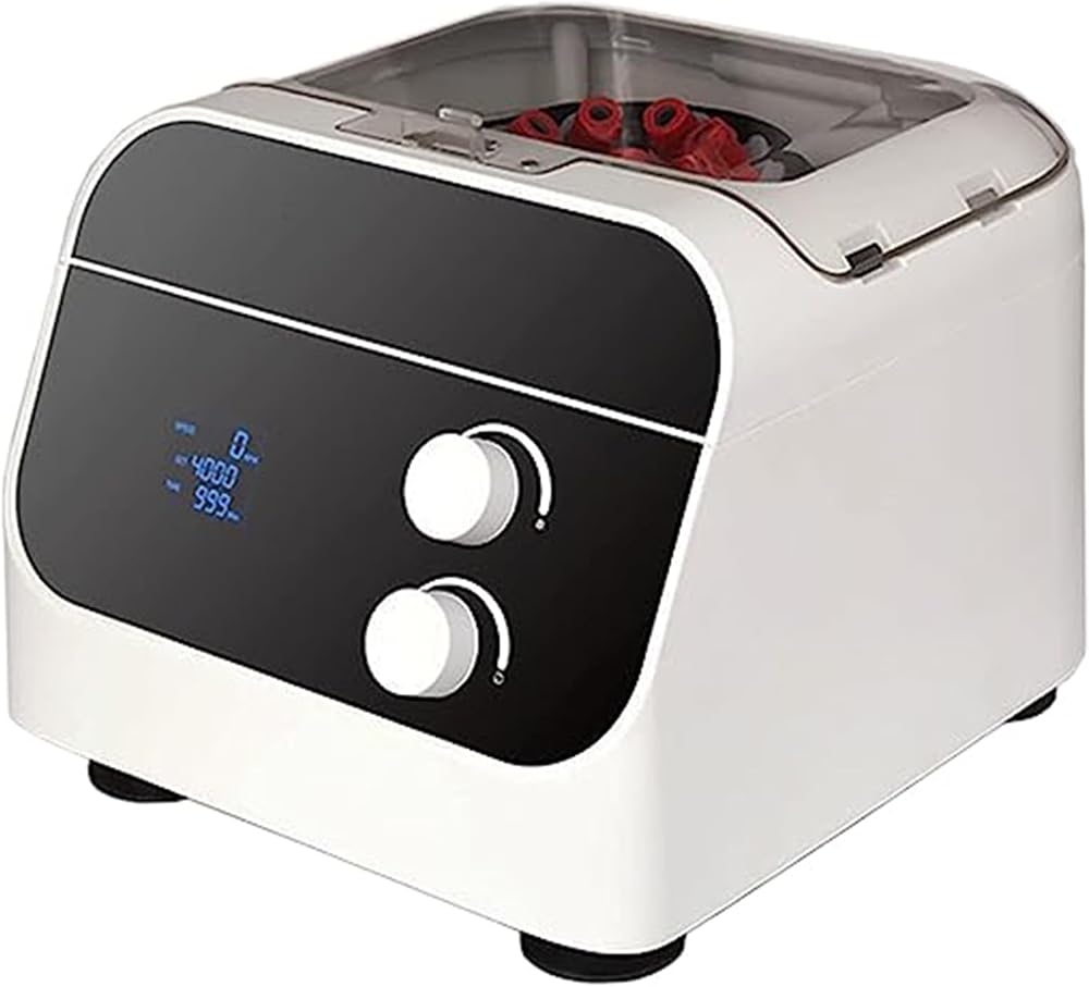 ALSUP PRP Desktop Centrifuge 4000RPM 20ml 6-Hole Digital Lab Extractor
