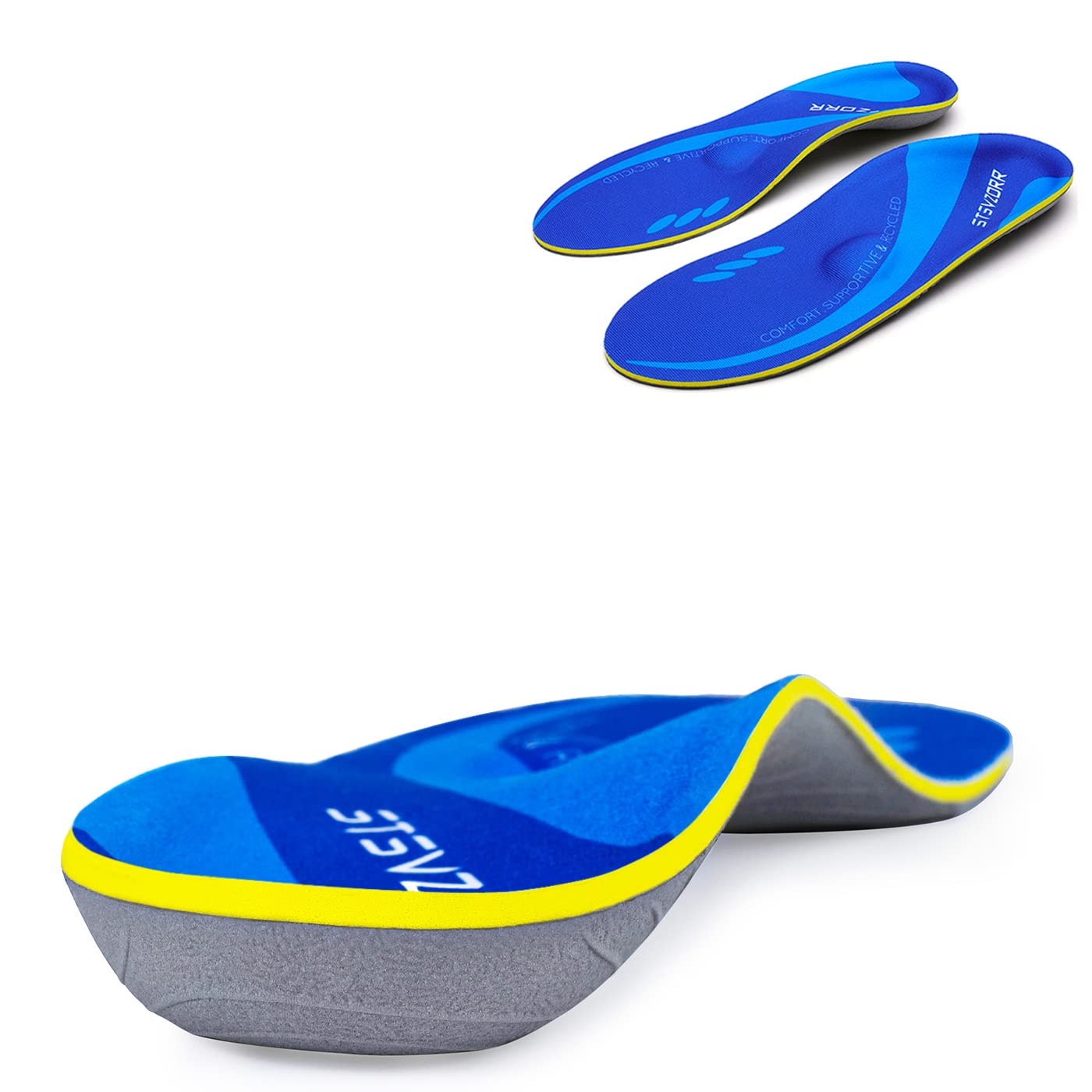 Photo 1 of SZ 4 High Arch Support Insoles Plantar Fasciitis Orthotic Shoes Inserts Relieve Flat Feet Heel Pain Athletic Cushioning