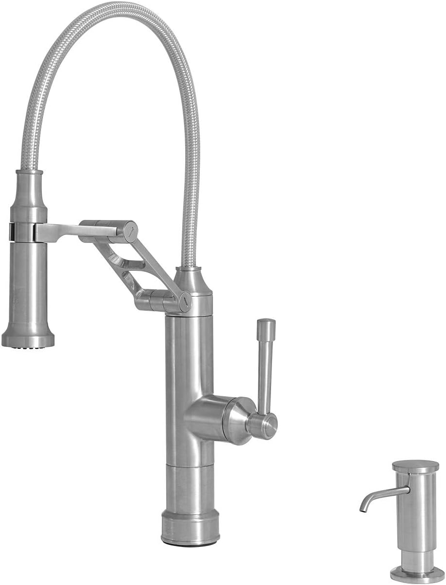 Giagni Pd240 Ss Strattura 19 Single Hole Pull Down Kitchen Faucet