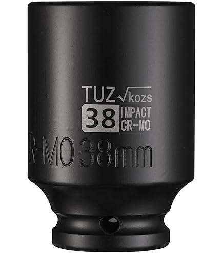 Uxcell 1/2 Drive 27mm Deep Impact Socket - 6 Inch CR-V Steel 6-Point Metric