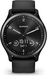 Garmin vívomove Sport Hybrid Smartwatch 40mm Black Health Fitness Touchscreen 5 view 3