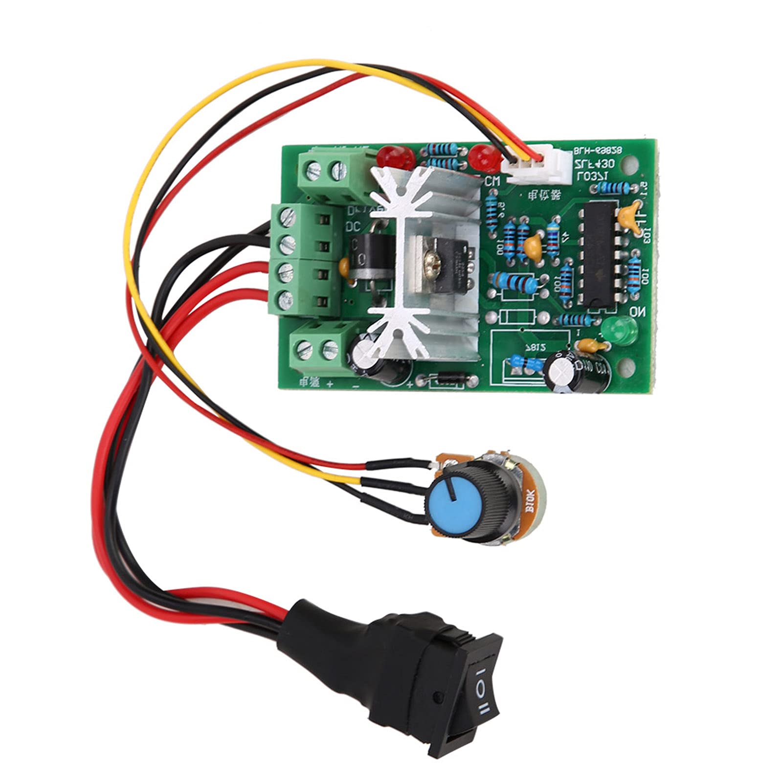 DC Motor Speed Controller 5-30V 6A/150W PWM Speed Regulation Brush Motor Reversing Switch, Other industrial automation