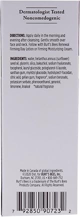 Burt's Bees Renewal Intensive Firming Serum 1.1 fl oz Natural Anti Aging Skin view 7