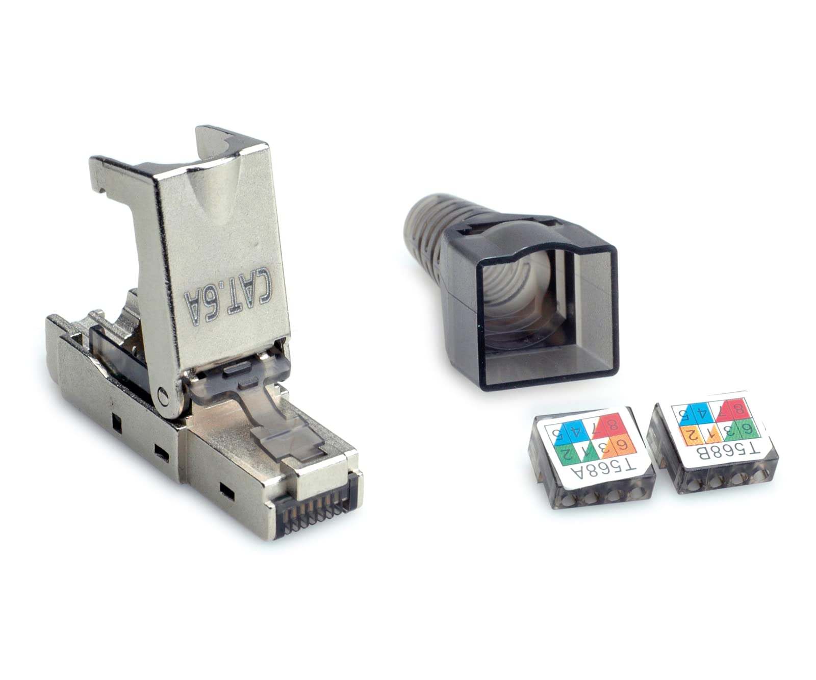 VALUE Field-ready-to-use RJ-45 plug category 6A, STP