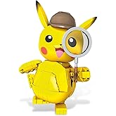 Mega Construx Pokemon Detective Pikachu Detective Pikachu Construction Set with Character Figures, Building Toys for Kids (271 Pieces)