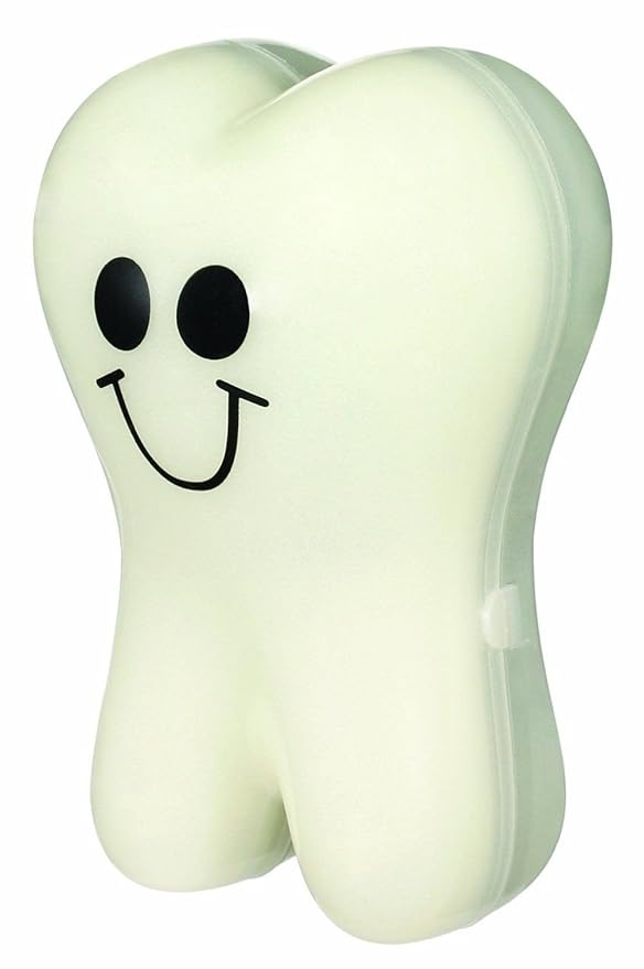 Twinkle Toof Glow In The Dark Tooth Shaped Fairy Case Pillow