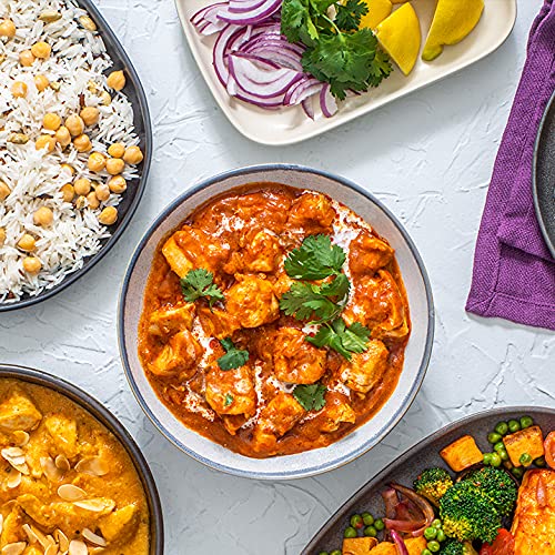 Patak's Butter Chicken Curry Sauce 3Step Kit, Premeasured ingredients