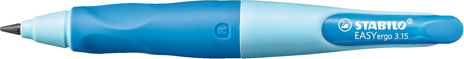 STABILO Handwriting Pencil EASYergo 3.15 - Right Handed - Light Blue/Dark Blue
