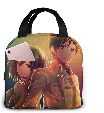 Amazon 進撃の巨人cp 男の子 女の子 ランチバッグ 弁当袋 ランチ バッグ お弁当 バッグ 耐衝撃 保冷 保温 収納 通勤 通校 旅行 子供用 メンズ レディース シューズ バッグ