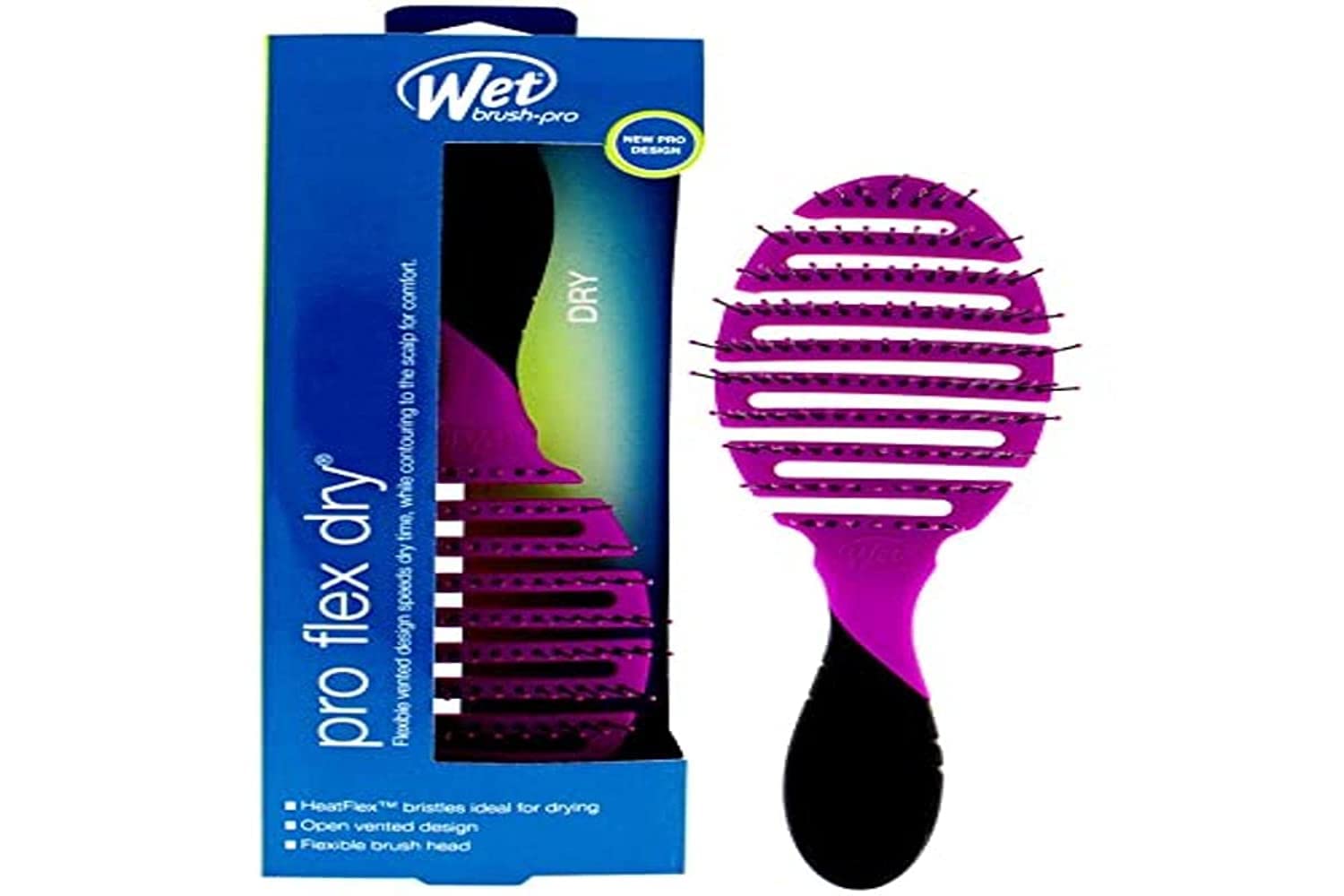 Wet Brush Pro Flex Dry By For Unisex Hair, Purple, 1 count