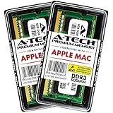 A-Tech for Apple 8GB Kit (2X 4GB) DDR3 1067MHz / 1066MHz PC3-8500 SODIMM Memory RAM Upgrade for MacBook, MacBook Pro, iMac, Mac Mini - (Late 2008, Early 2009, Mid 2009, Late 2009, Mid 2010) Models