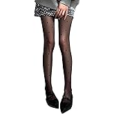 Muspeczenith Heart Tights for Women Cute Sheer Pantyhose Stockings Teen Girls Patterned Tights Kawaii Clothes