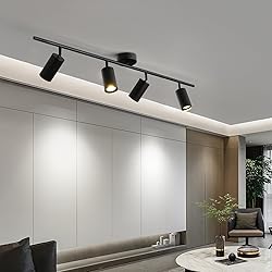 BOKT Matte Black Track Ceiling Light Modern