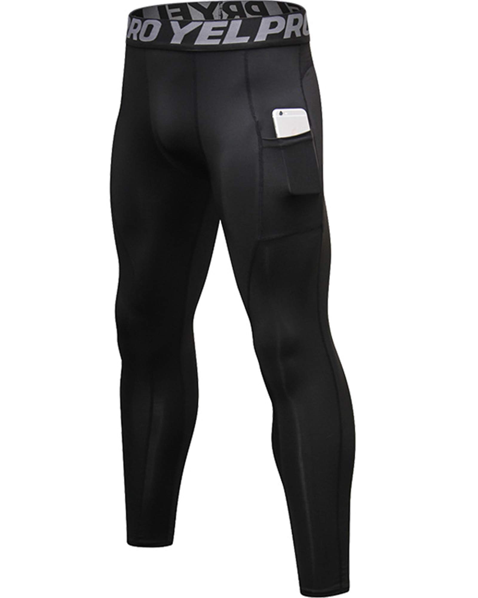 MACHLAB Men's Moisture Wicking Compression Pants