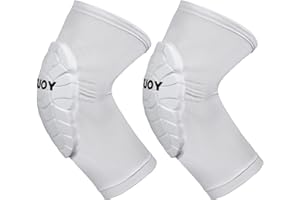 TUOYR Elbow Pads Compression Padded Arm Sleeves Elbow Protection Pads for Basketball Football Baseball Volleyball