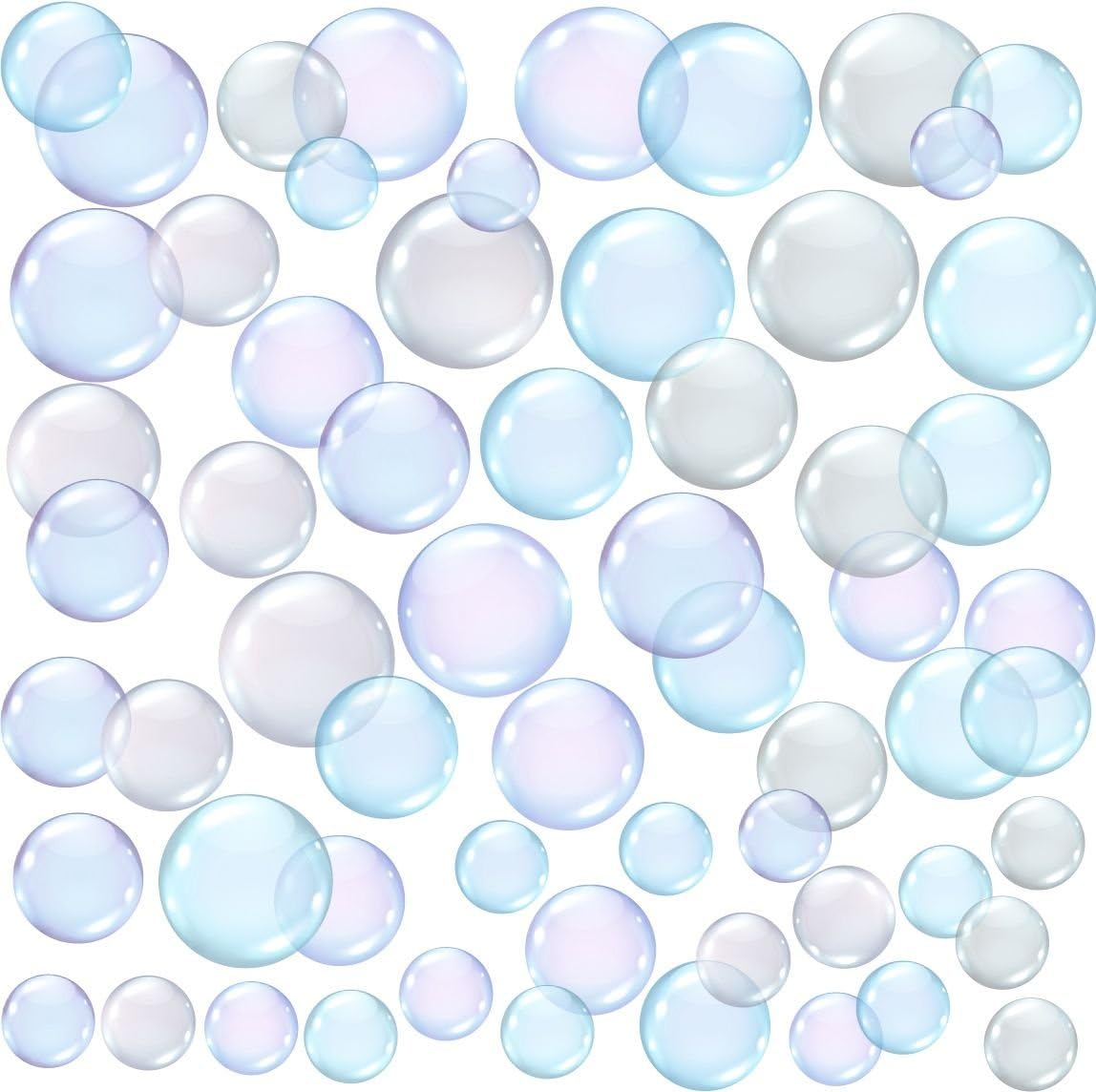 Bubbles Decals (Not Transparent), Peel and Stick, Waterproof Fabric Bubble Wall Stickers Amazon