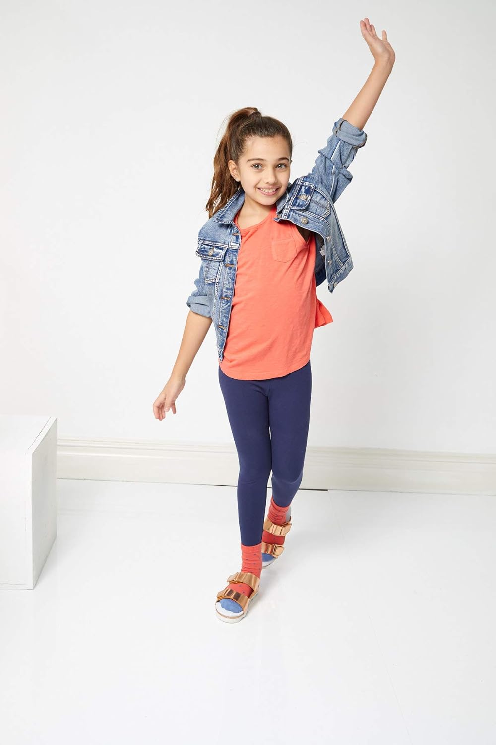 KIDPIK Girls Leggings 3-Pack | Great Basics Everyday Wear: Clothing
