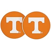 Desert Cactus University of Tennessee Car Accessories UT Volunteers Absorbent Sandstone Cup Coasters Licensed Product Set of 2 (Design A)