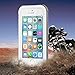 EFFUN Waterproof Case for iPhone 5/5S/SE Case(for SE 2016 4.0 INCH), IP68 Certified Waterproof Dustproof Shockproof Case Fully Sealed Underwater Cover with Built-in Screen Protector White